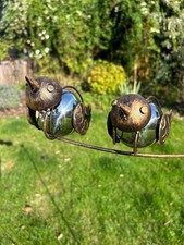 Large Twin Bird Wind Spinner