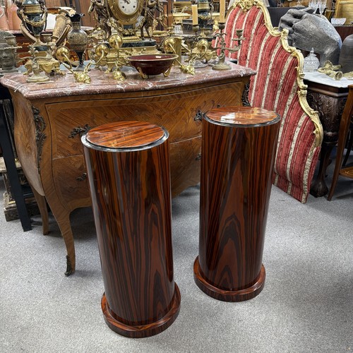 Pair art deco rosewood - art,