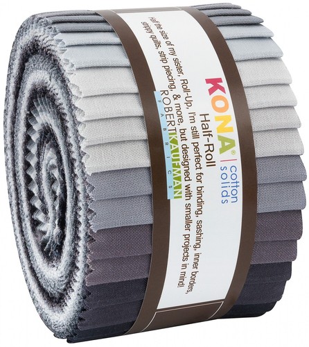 Kona half rolls cotton stormy - kona,