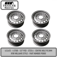 4.5JX13 Trailer 13" Inch Wheel