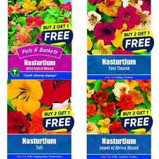 Flower Seeds Plants Borders Cosmea,Salvia,Nasturtium etc | Over 100 varieties
