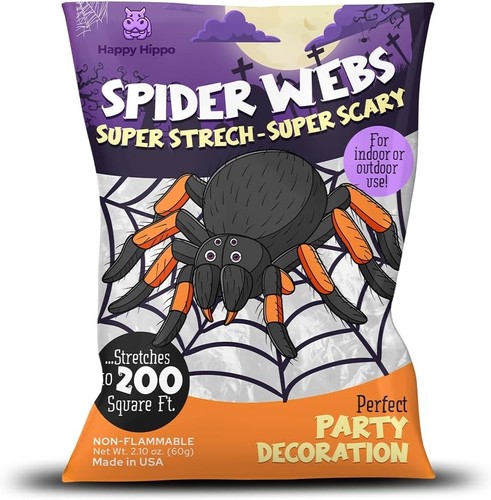 Happy hippo halloween spider - hippo,