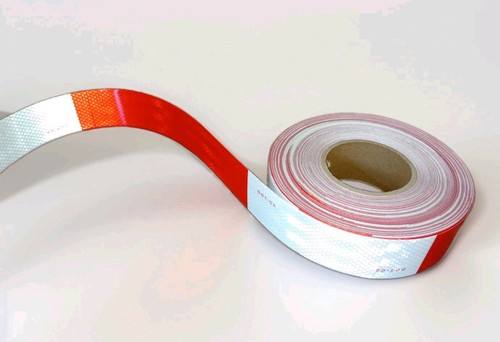 Reflective tape red white - reflective,