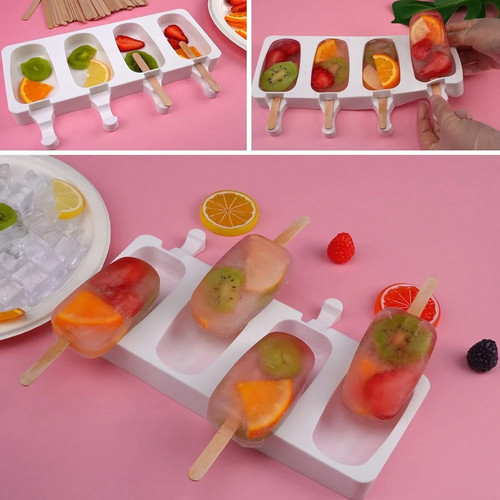 Silicone ice cream mould - ice,