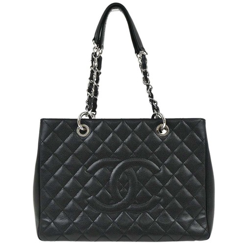 Chanel black calfskin grand - chanel,