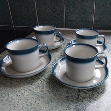 Set of 4 Wedgwood Blue Pacific