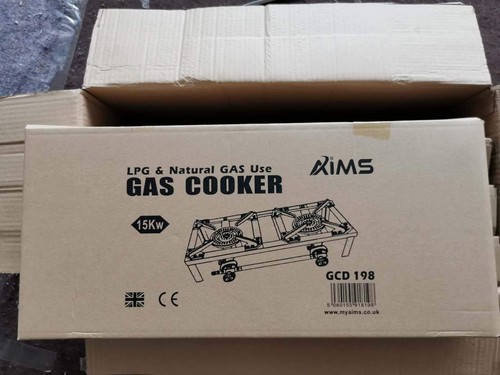 Butane gas double - gas, burner