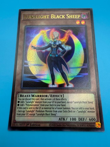 Lunalight black sheep - black, (ur)