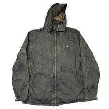 Fat Face Jacket Lightweight Khaki Regular Hooded Mens XL