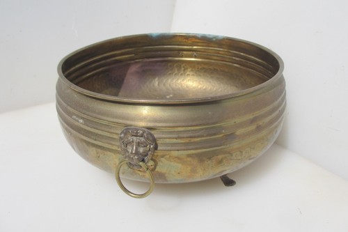 Vintage brass trough tub - vintage,