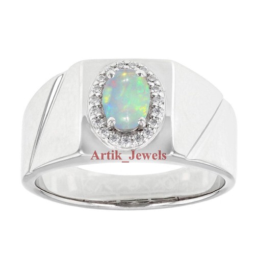 Natural fire opal cz with - fire, &