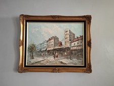 Framed Oil Painting Parisian