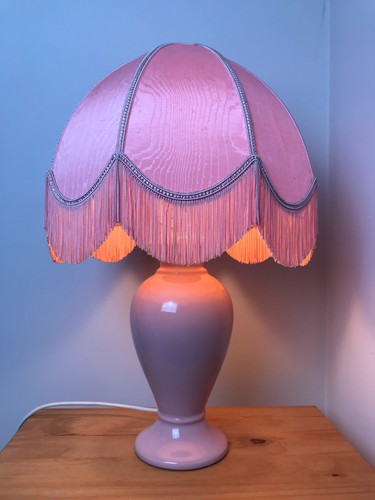 Vintage large pink bedside - vintage,