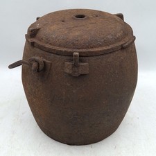 Antique pressure cooker cast - antique,