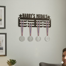 Custom Medal Holder Display Wall Rack Your Achievement with a Personalised Touch