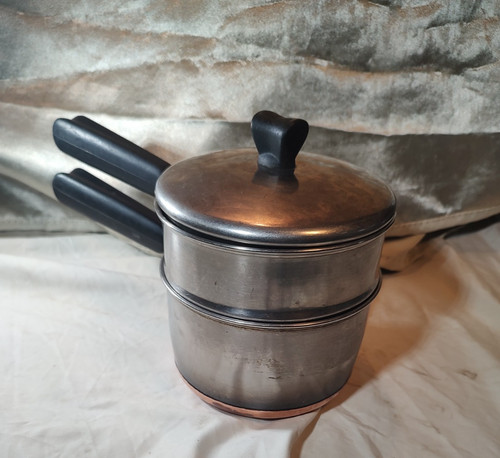 Double boiler copper clad - copper,