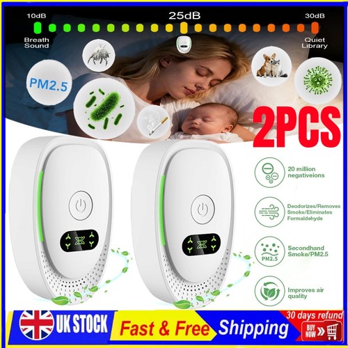 2pcs air purifier - air, bedroom