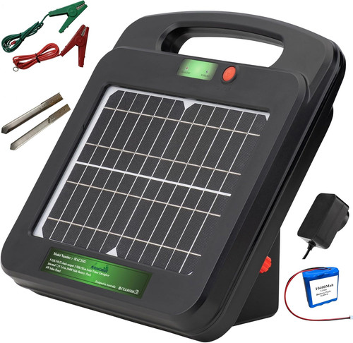 Solar powered fence charger - fence,