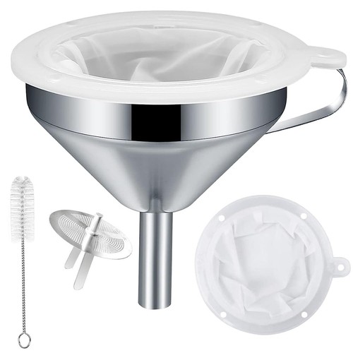Zukent stainless steel funnel - stainless,