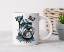 MINIATURE SCHNAUZER DOG COFFEE