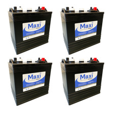 4 x MAXIPOWER T125 Battery -