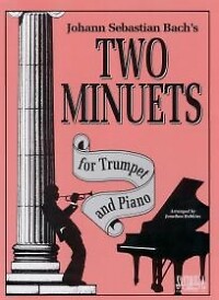 Bach two minuets - trumpet, &