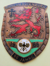 Vintage German enamel Rally