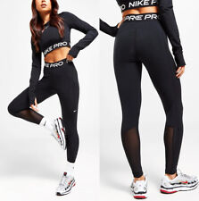 Nike Pro Girls Kids Leggings 7 to 14 Age Skinny Black Colour Sports Activewears