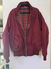Men's Bomber Jacket Burgundy. Mod / Skinhead