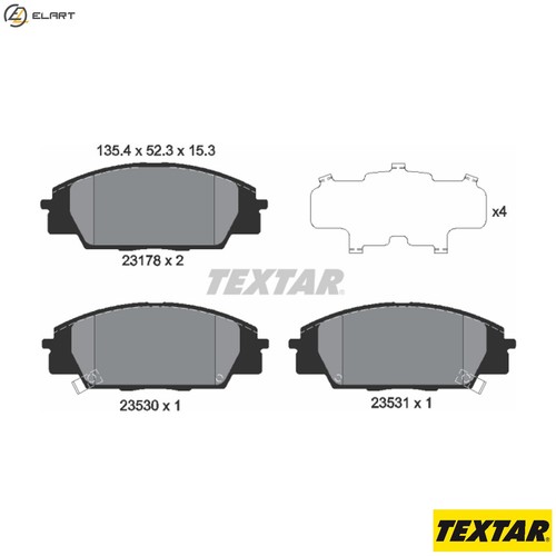 Brake pad set disc - brake,