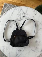 Black mini micro backpack by