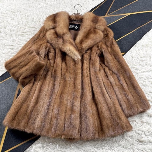 Parody brown mink real fur - brown,