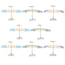  8 Pcs Rubber Band Powered