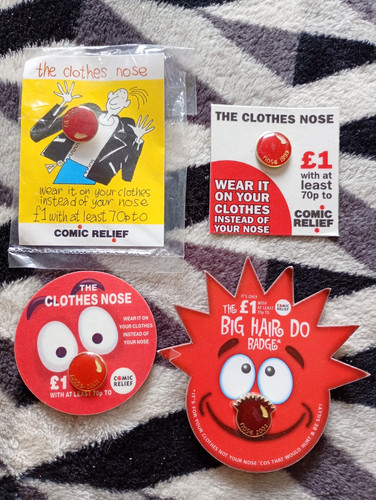 Red nose day - x, badges