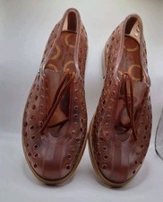 Melissa Vivienne Westwood Shoes Uk Size 5 Eu 38 Brown Clear Lace Ups