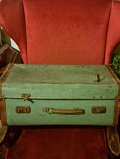 old green suitcase spares or