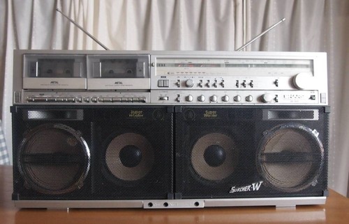 Sharp 909 vintage - vintage, boombox