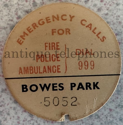 Genuine gpo telephone dial - genuine,