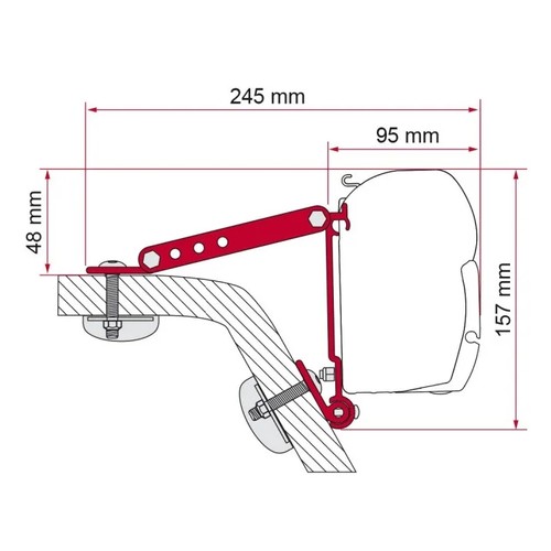 Fiamma motorhome f45 adapter - fiamma,