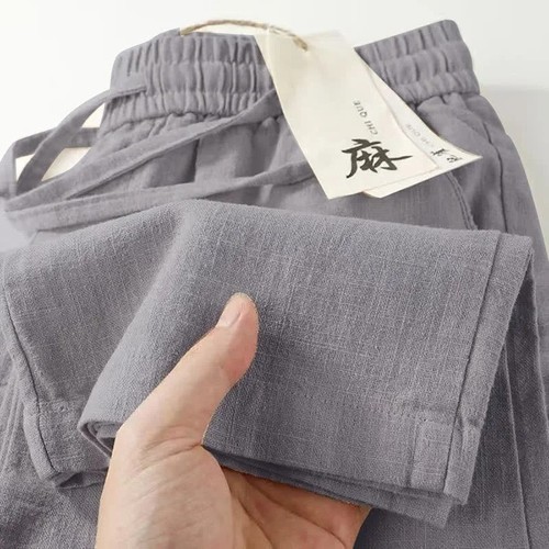 Mens linen pants - linen, summer
