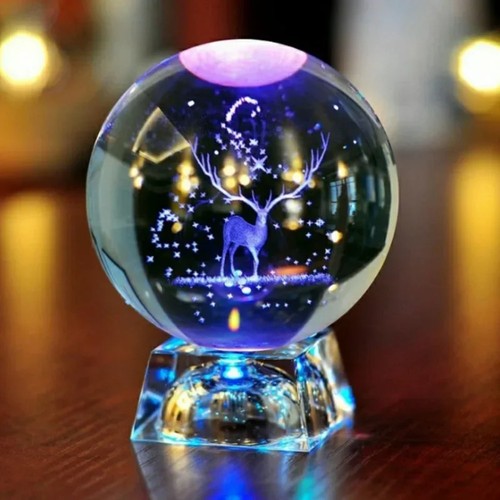 Led crystal ball solar - led,
