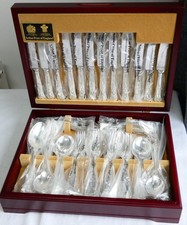 Arthur Price of England 50 Piece Silver Plated Canteen Cutlery Set EPNS A1