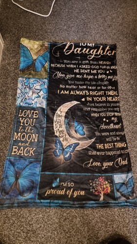 Daughter brand new blanket - daughter,