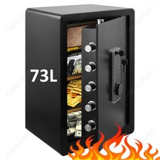 73L Digital Safe Box Steel Security Home Office Fireproof Cash Gold Jewelry Safe