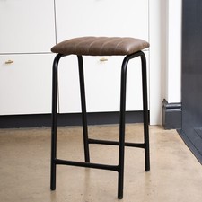BAR STOOL FAUX LEATHER 76CM