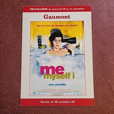 Les Cinemas Gaumont Film Programme Flyer September 1999. Me Myself I.