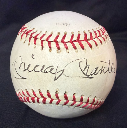 Mickey mantle autographed - mickey,