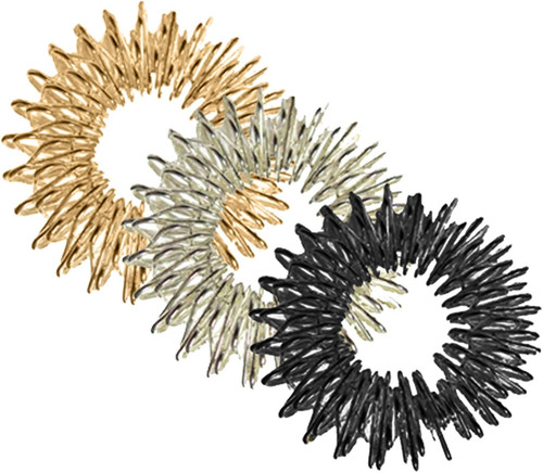 Acupressure massage rings set - rings,