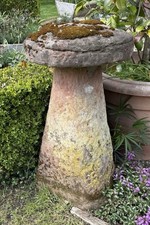 2 Antique Garden Saddle Stones (Pair)