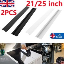 2X Silicone Kitchen Seals Gap Filler Stove Counter Gap Cover fits Cooker Worktop